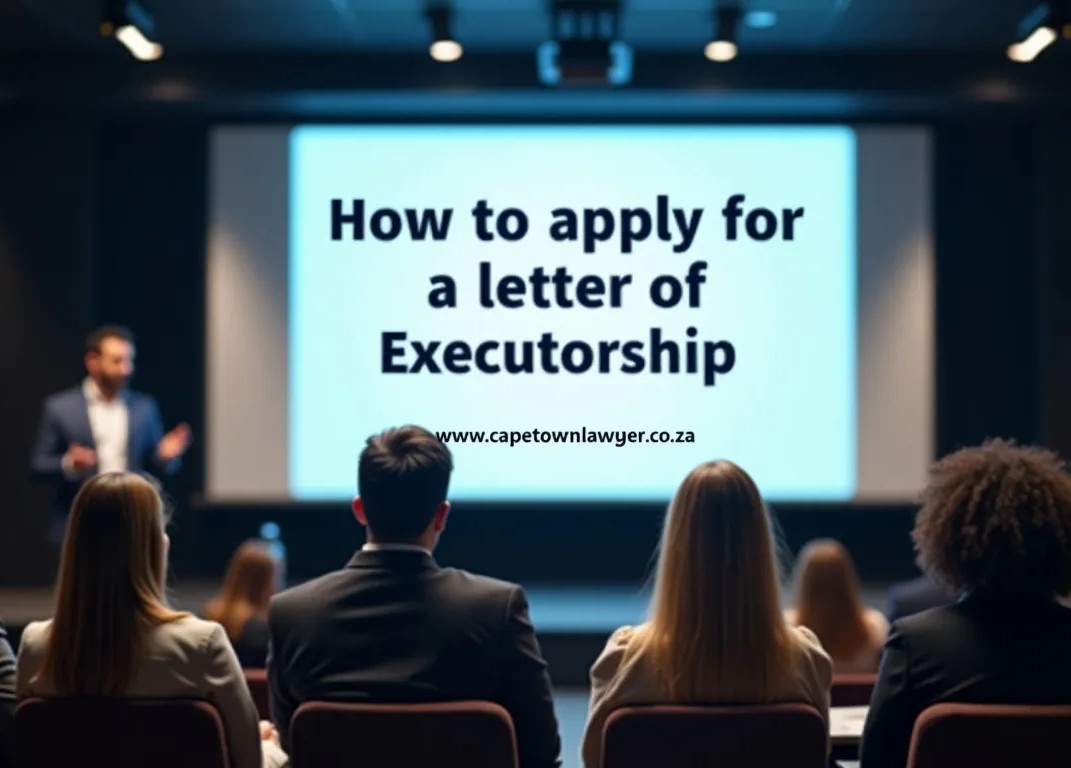Presentation on How to apply for a letter of executorship; by CapeTownLawyer