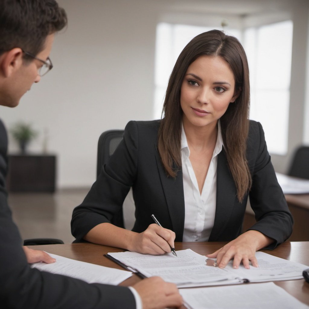 Transfer attorney signing quote with client