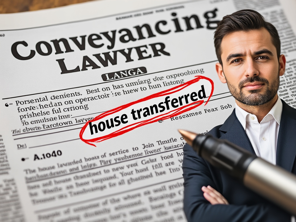 Newspaper headlined - Conveyancing lawyer - Langa; house transferred