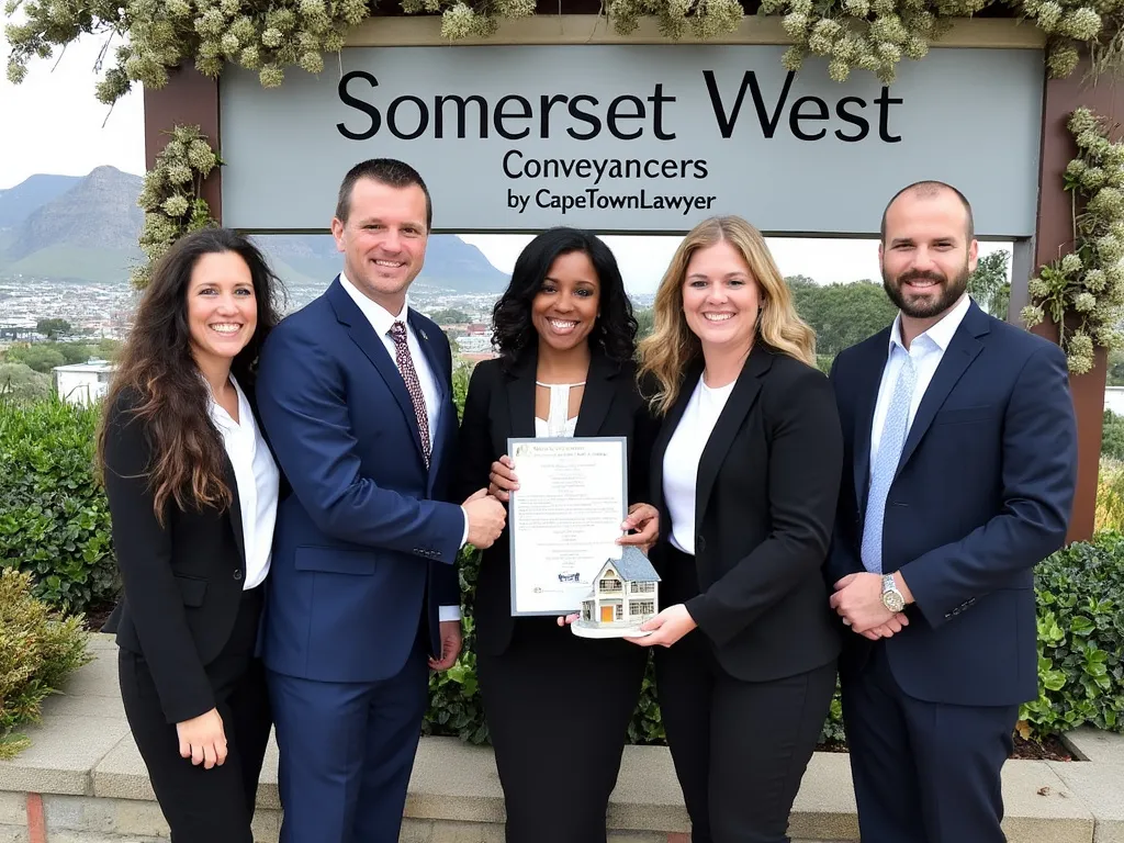 Somerset West Conveyancers gathering by Cape Town lawyer