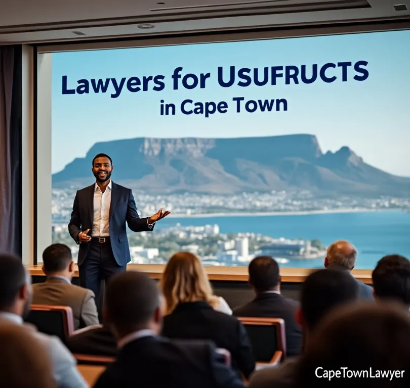 Property attorney presenting on Lawyers for Usufructs in Cape Town
